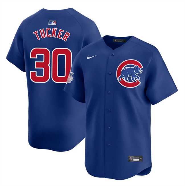 Men%27s Chicago Cubs #30 Kyle Tucker Royal 2025 Limited Stitched Jersey Dzhi->chicago cubs->MLB Jersey